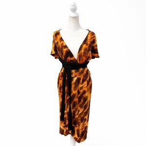 Roberto Cavalli Wrap Dress Size 42